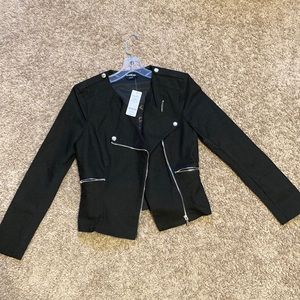 Bebe raw edge Moto jacket